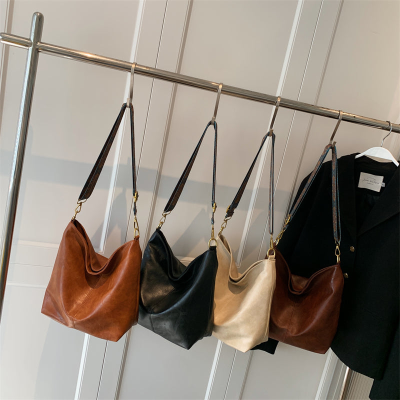 Women's Messenger Bag with Wide Strap, Green Black or Brown-1 Casual Fashion Carry Options with Tote-Style Reference for Everyday Errands and Outfit Pairing