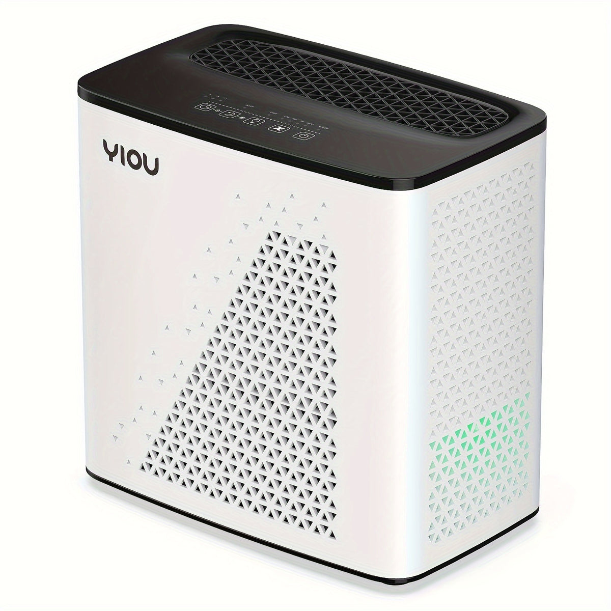 PM2.5 Display Air Purifier in Black and White with Listed H13 HEPA Filter, Auto Mode and Timer for Home Bedrooms, Living Rooms and Offices