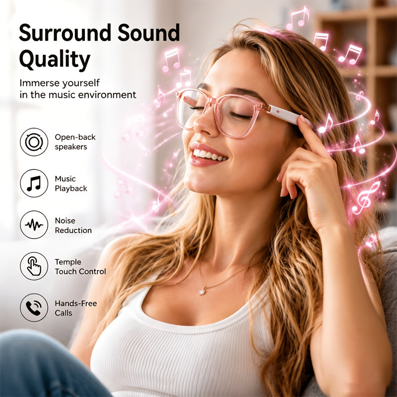2026 Smart Translation Glasses with Real-Time Video Translation in 160+ Languages, Voice/Speech Translator, App-Controlled Photochromic Suitable for Men & Women, for Cycling, Office, Travel, Gift Device