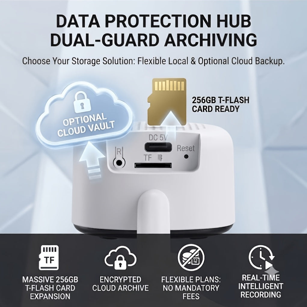 Magnetic Mount Indoor Security Camera 2K with Dual-Band WiFi, Night Vision, Two-Way Audio and AI Detection Alerts, USB-Powered Home Monitoring Camera