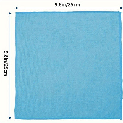 Ultra-Fine Microfiber Cleaning Cloths in Random Colors, Reusable 5, 10, 20 or 50 Piece Wiping Towel Packs for Compatible Car and Household Surface Care
