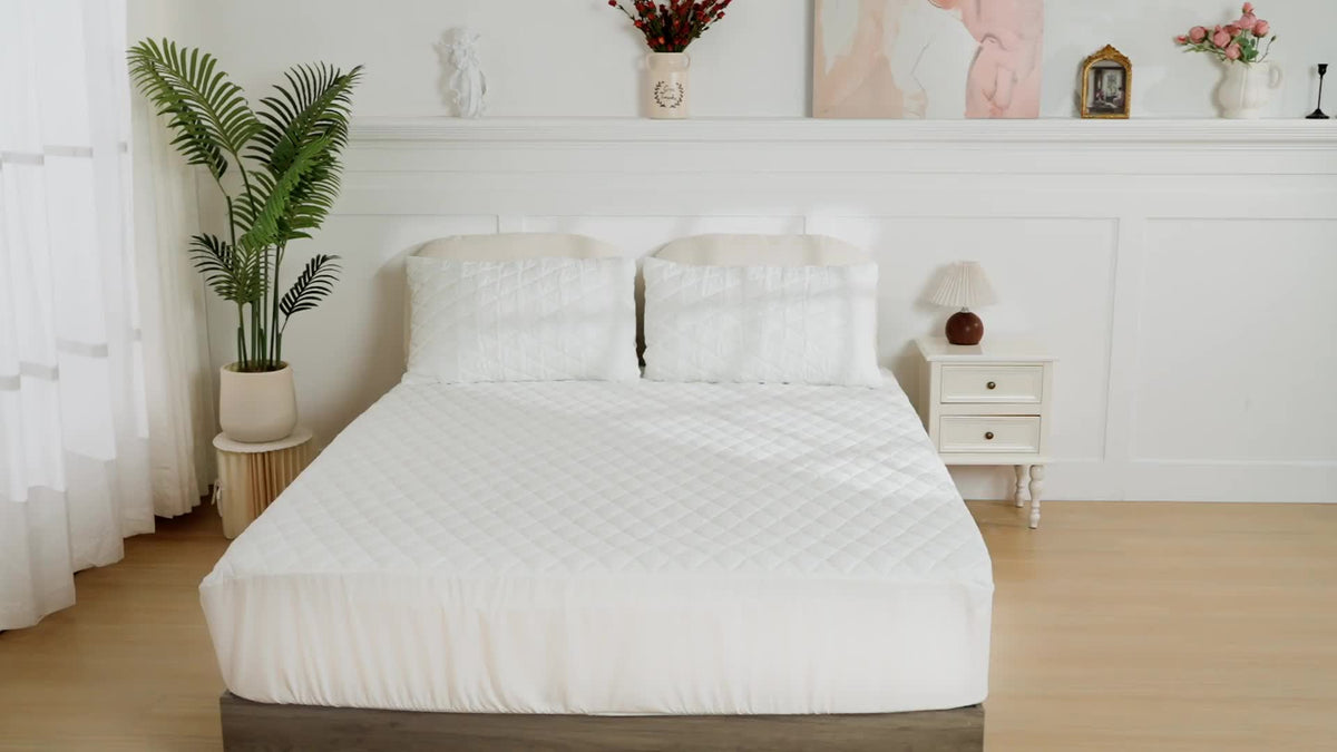 Mattress Protector 2-Pack with Selected Plus Random Color Pairing, Twin, Full, Queen and King Bed Cover Options for Home Bedrooms and Guest Room Bedding