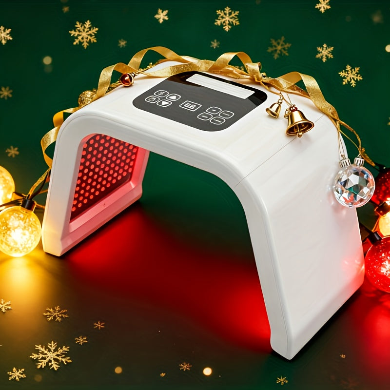 Square or Folding LED Skin-Care Device with Listed Seven-Color Design, Multifunction Beauty Equipment for Instruction-Guided Home Care and Thoughtful Gift Ideas