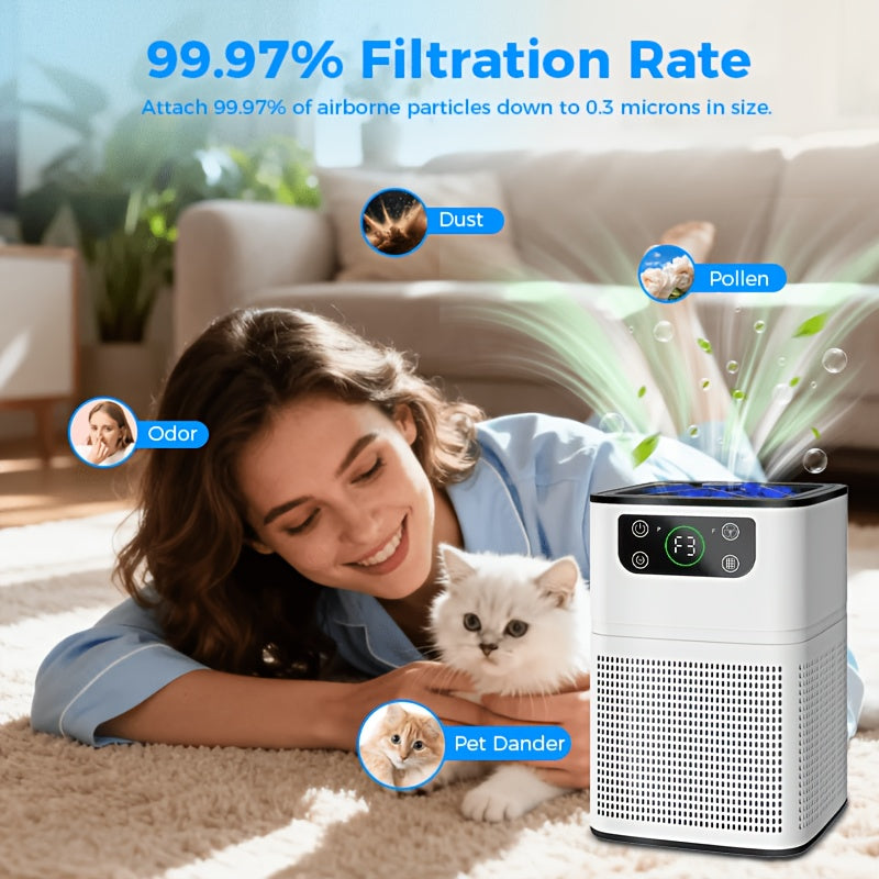 Aromatherapy Air Purifier with Listed Sleep Mode, Small Room Air Cleaner in Black or White with Single or Two-Pack Options for Bedrooms, Offices and Living Rooms