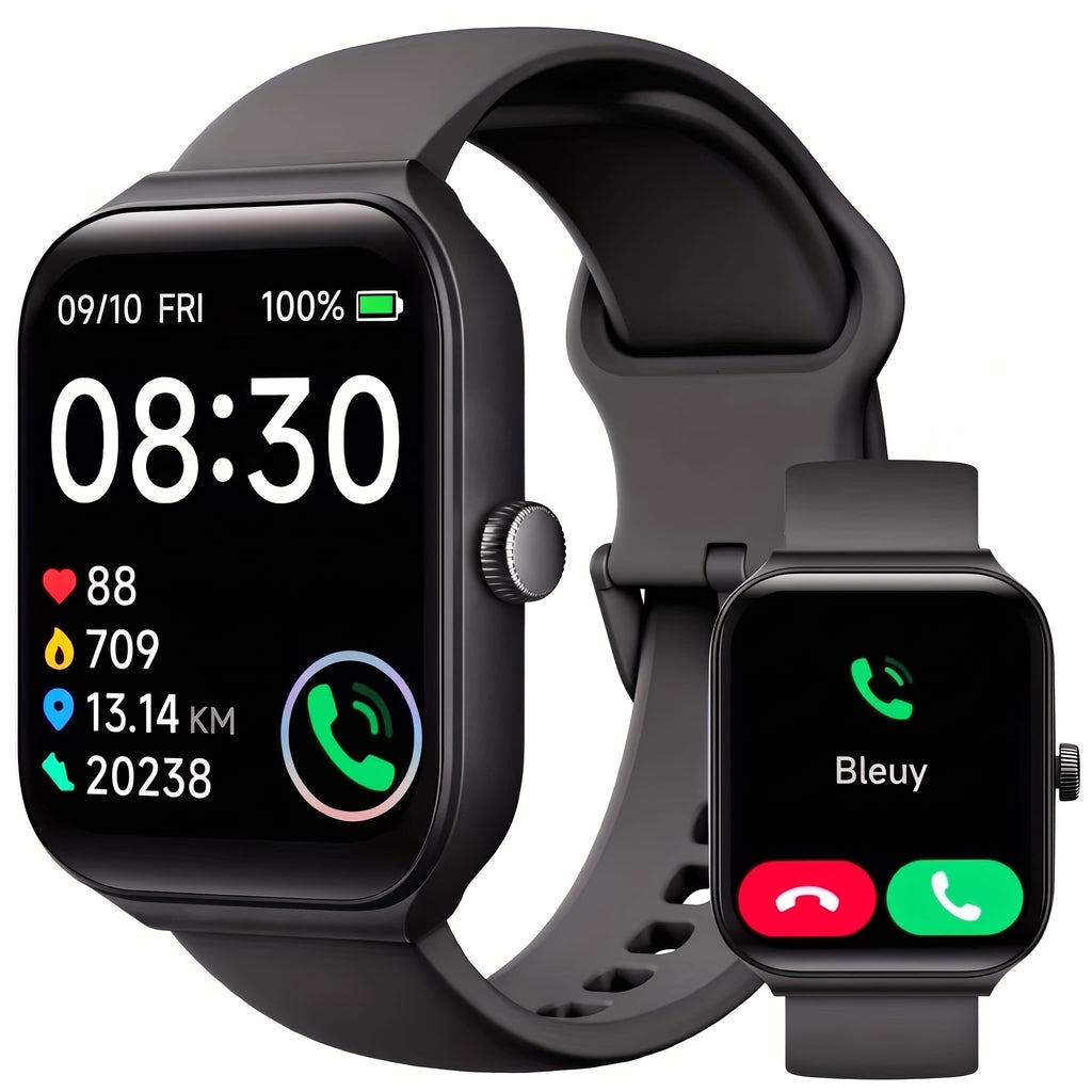 Activity Tracker Smartwatch with Alexa, 1.95-Inch Display, Call Answering, 100+ Sport Modes, Step Counter and Sleep Tracking for Android and iPhone