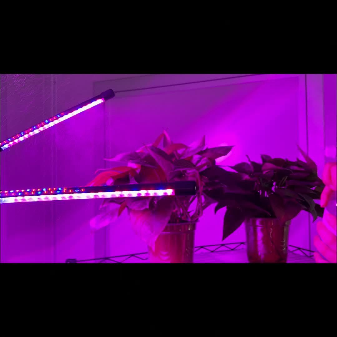 Tripod Grow Light for Indoor Plants with Remote Control, Auto On/Off Timer and Listed Red Blue White Spectrum, Four-Head or Five-Head Model Options