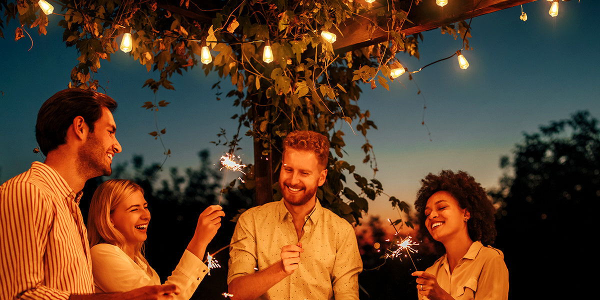 Edison Patio String Lights 100FT with Shatterproof ST38 Bulbs, 2700K Warm White Dimmable Connectable Hanging Lights for Garden, Bistro and Wedding Decor