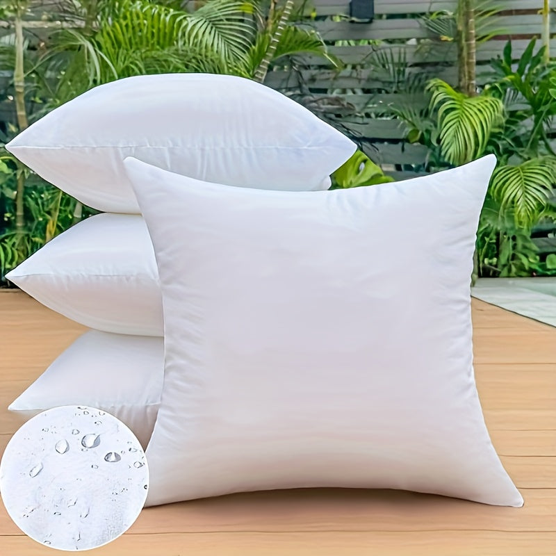 Square Throw Pillow Inserts Set of Four with Listed 7D Polyester Filling, 14, 16, 18 or 22 Inch Size Options for Sofa, Bedroom and Patio Cushion Covers