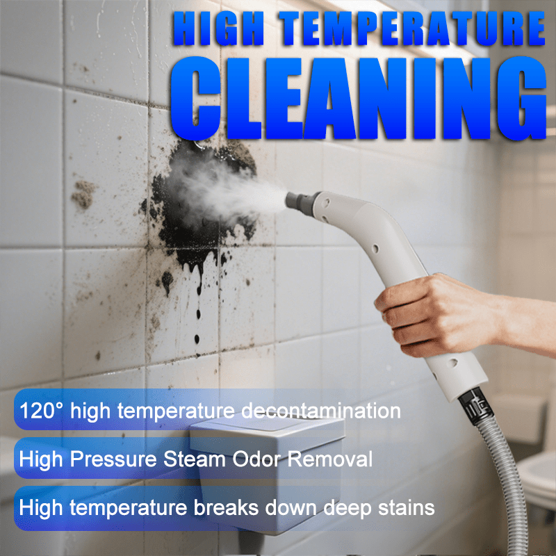 White Steam Cleaner with Listed 28.07oz Tank, Standard, Upgrade and Professional Model Options for Suitable Kitchen Surfaces, Upholstery and Car Interior Cleaning
