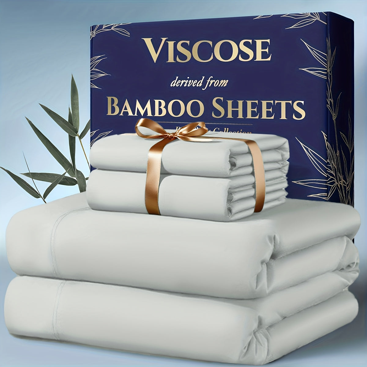 Three or Four Piece Bedding Sheet Set with Listed Extra Deep Pockets, Twelve Color Options and Twin, Full, Queen or King Sizes for Bedrooms and Guest Rooms