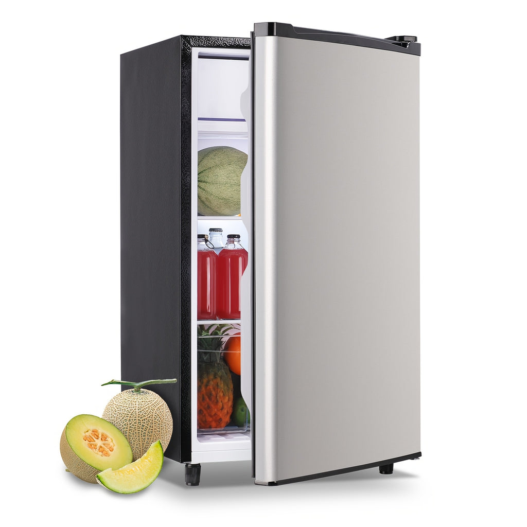 Single-Door Mini Fridge by WANAI with Listed Freezer Compartment, Adjustable Thermostat and Removable Shelves in Four 43-Series Color Labels for Dorm and Office