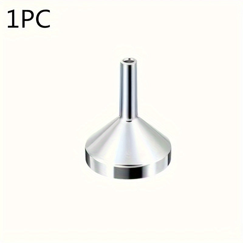 Mini Perfume Funnel in Aluminum Alloy, Small Bottle Refilling Tool with 1, 2 or 4 Piece Options in Silvery, Golden or Black for Fragrance Vials and Atomizers