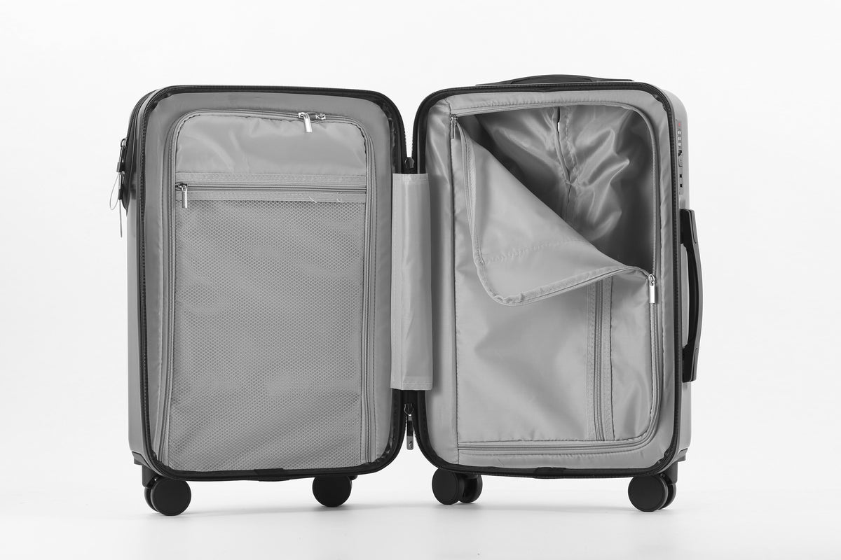 20 Inch Luggage with Password Lock Reference, Travel Suitcase in Red, Black, White, Green or Grey for Weekend Packing, Vacation Planning and Business Trips