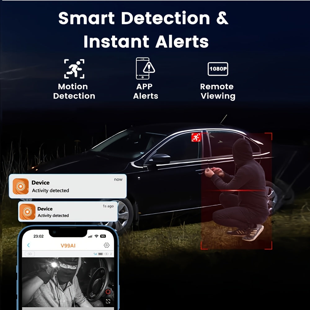 USB-Powered Security Camera Three-Pack LY06F with Listed 1080P Video, Motion Detection, Audio Recording and Local Hotspot Viewing for Home Monitoring
