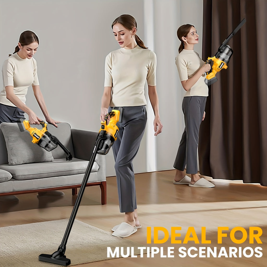Battery-Not-Included Handheld Vacuum Cleaner Compatible with DeWalt 20V Batteries, Cordless Portable Cleaner with Listed Washable HEPA Filter for Home and Car