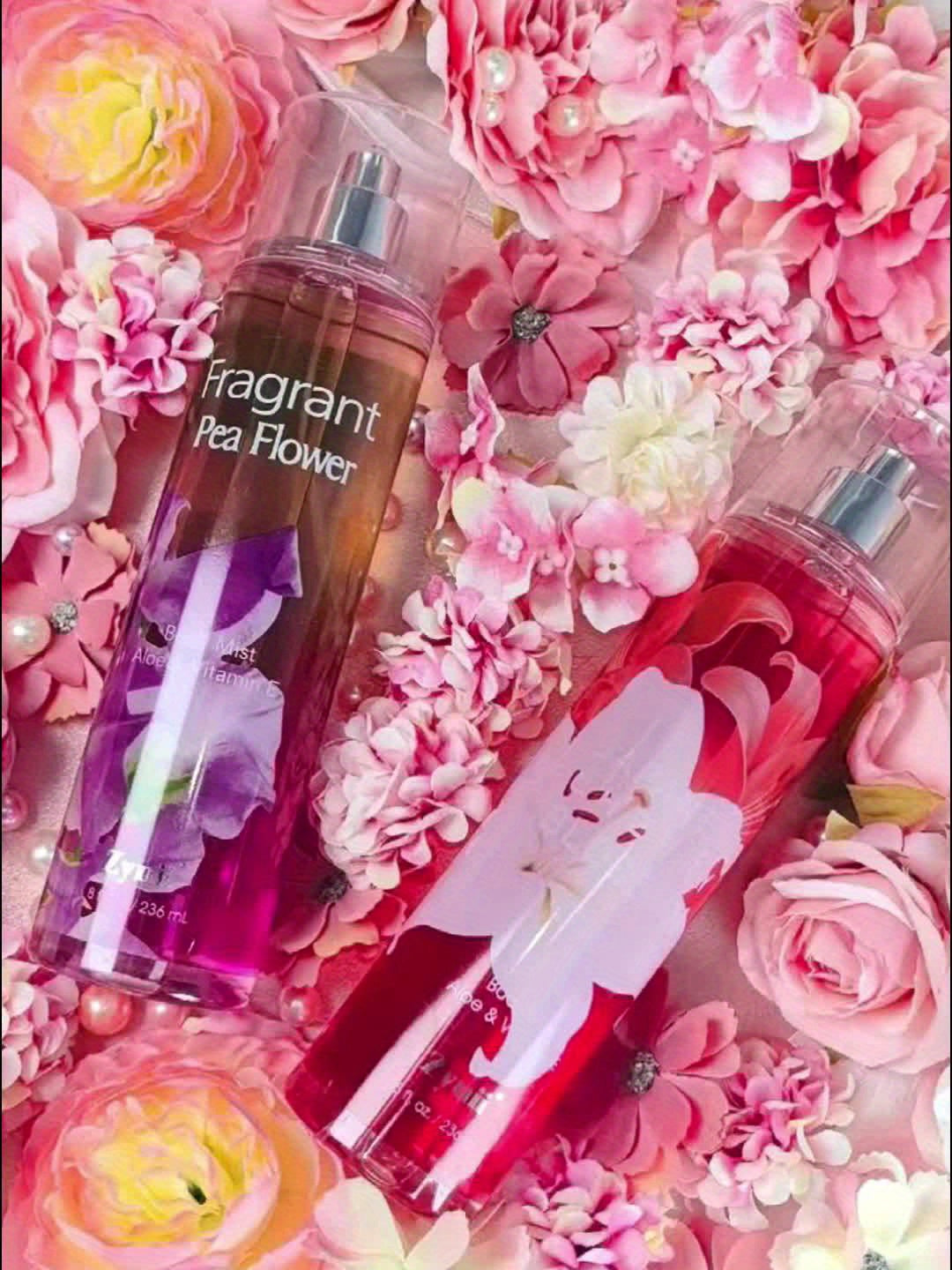 Women's Fragrance Mist for Hair and Body with Cool White Musk, Midnight Embrace and Cotton Candy Labels, Size and Upgraded Options for Daily Wear and Gifts