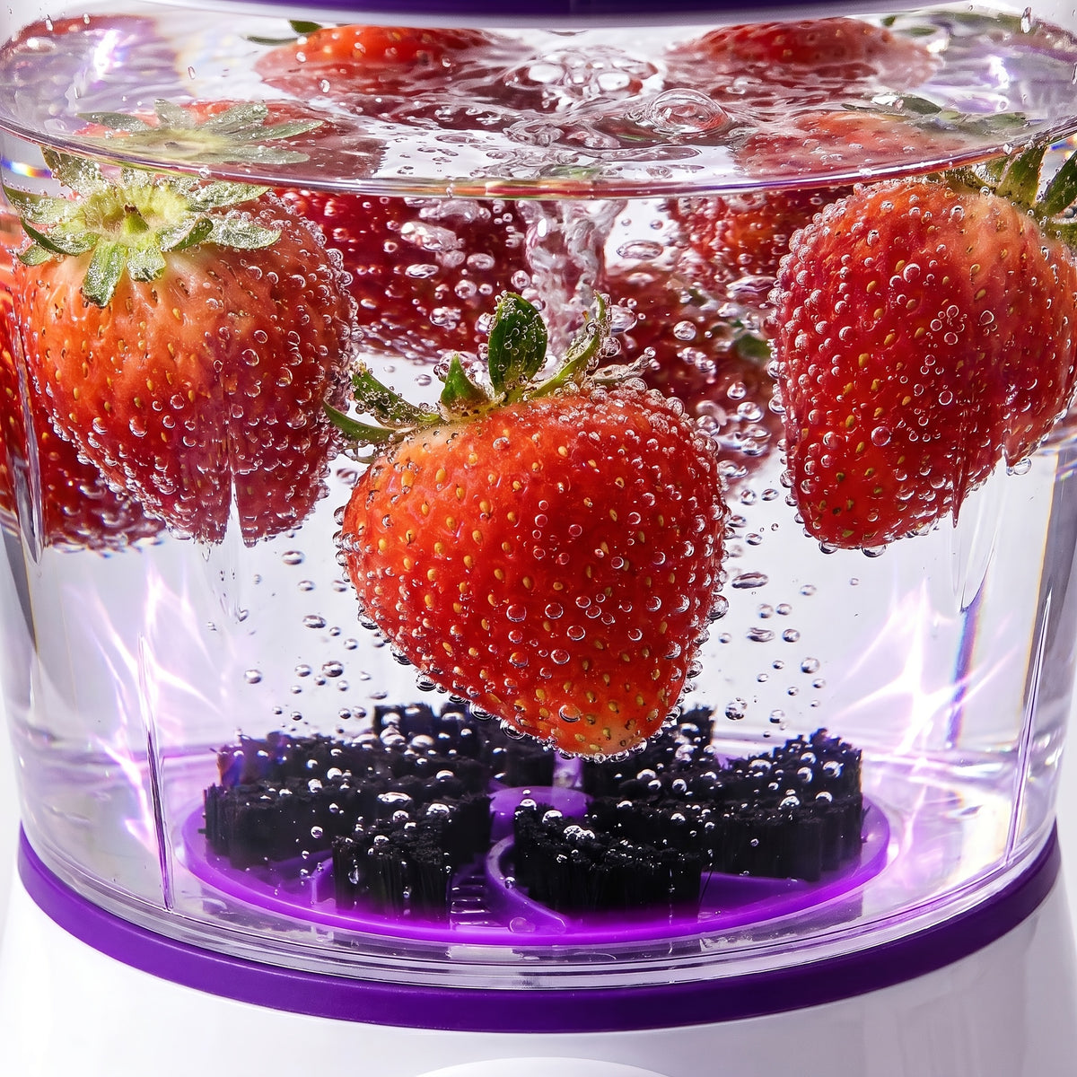 Fruit and Vegetable Cleaning Machine with Three Listed Function Modes, Single or Dual Battery Options for Household Produce Preparation Routines