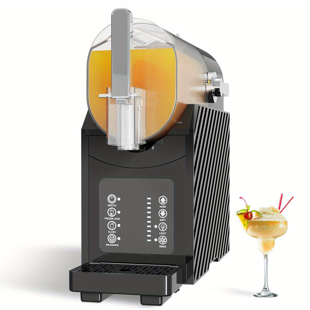 No-Ice Slush Drink Maker with Listed 85oz Capacity, Three Preset Programs, LED Display and Auto-Clean Function for Compatible Home Frozen Beverage Recipes