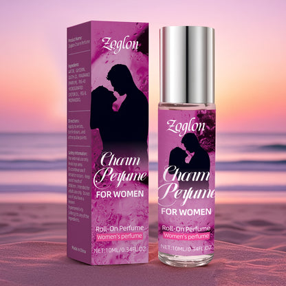Roll-On Perfume for Women, 10ml Alcohol-Free Fragrance with Pear, Jasmine and Vanilla Notes, Floral Fruity Rollerball for Everyday Wear and Gifts