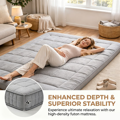 Filled Mattress Topper with Mesh Structure and Listed 1200 GSM, Twin, Full, Queen or King Bedding Layer with Standard, Upgraded and Random Color Options