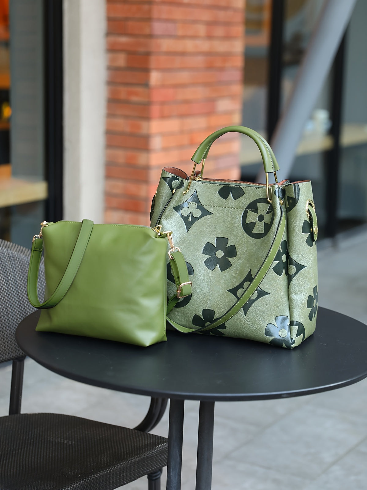 Flower Embossed Handbag, Classic Satchel Bag for Work and Everyday Outfits with Nine Color Options for Office Style and Casual Outings