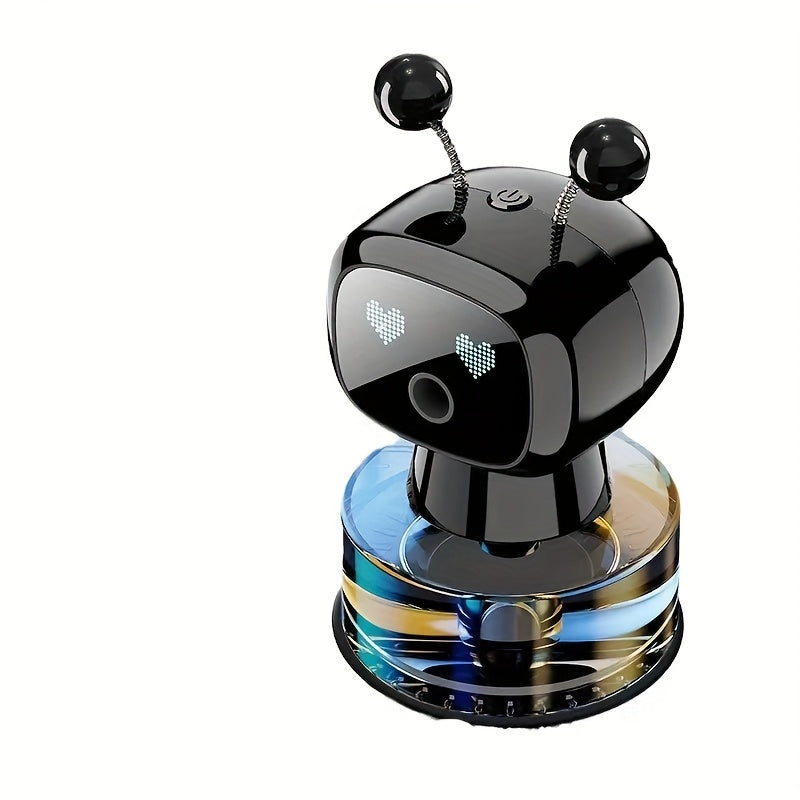 Four-Level Car Air Freshener with Rechargeable Diffuser and Listed Smart Eyes Feature, Black-Gulong, Blue-Ocean Fragrance or Red-Healton Options