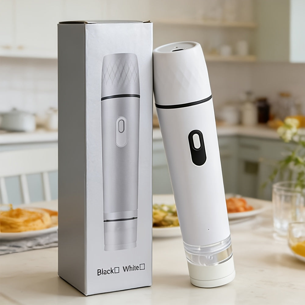Handheld Vacuum Sealer Machine with 15 Vacuum Bags, Powerful Portable Food Vacuum Sealer for Food Storage and Preservation, Rechargeable Vacuum Sealing Machine for Kitchen and Travel