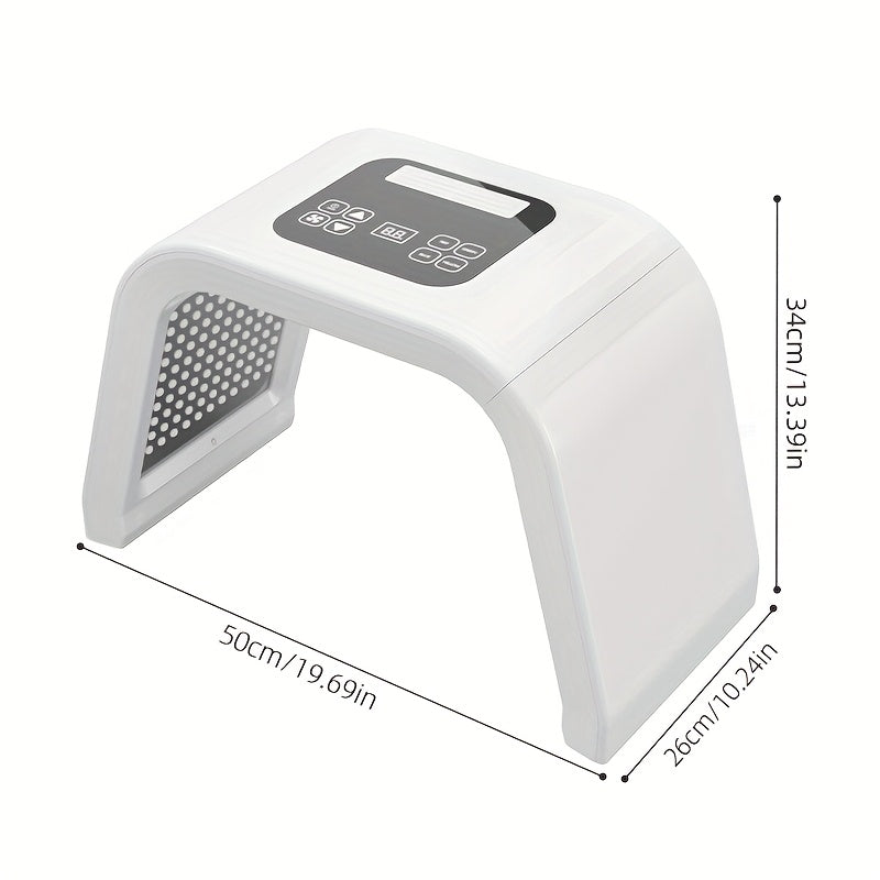 Square or Folding LED Skin-Care Device with Listed Seven-Color Design, Multifunction Beauty Equipment for Instruction-Guided Home Care and Thoughtful Gift Ideas