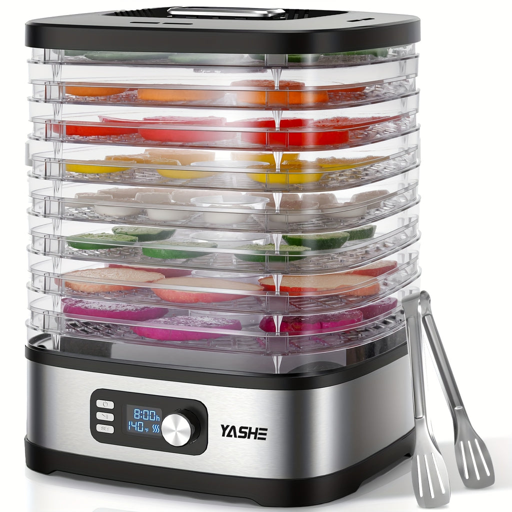 OSTBA Food Dehydrator with Temperature Control and 5 or 8 BPA-Free Tray Options, Electric Food Dryer for Fruit, Herbs, Vegetables and Jerky Projects