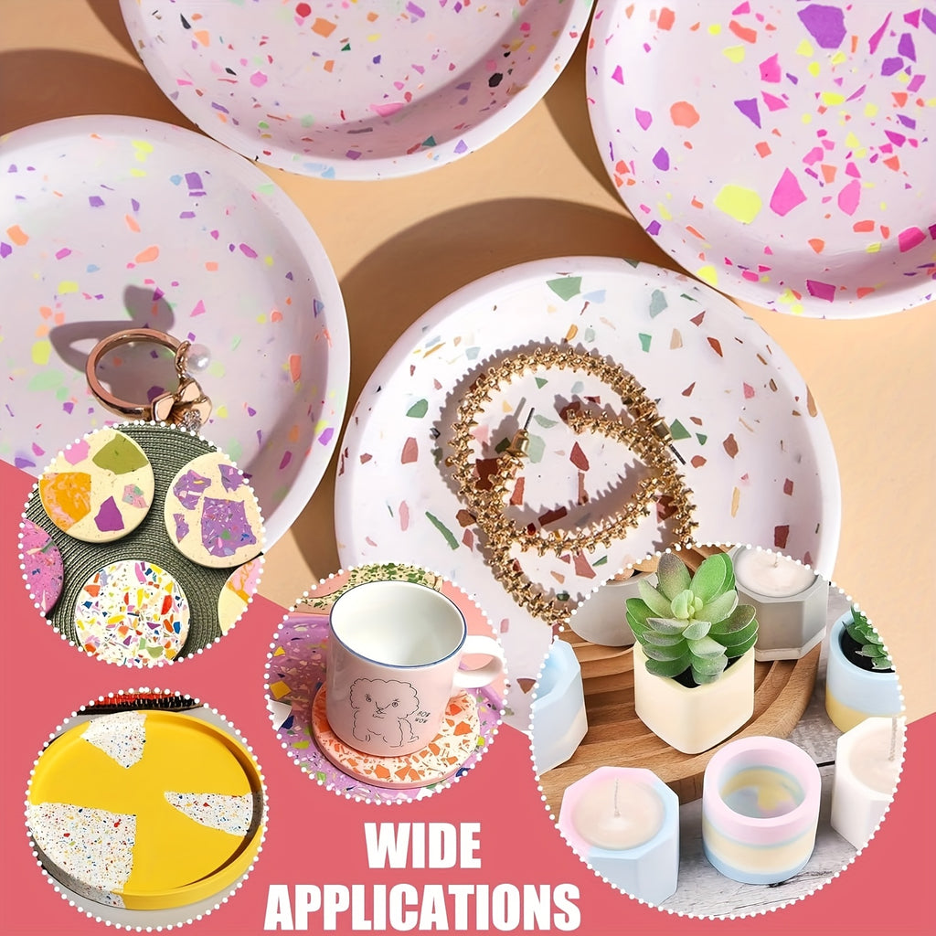 Water-Activated Casting Powder 3000g in White, Plaster-Style Craft Material for Home Art Projects, Decorative Mold Casting and DIY Handmade Gift Designs