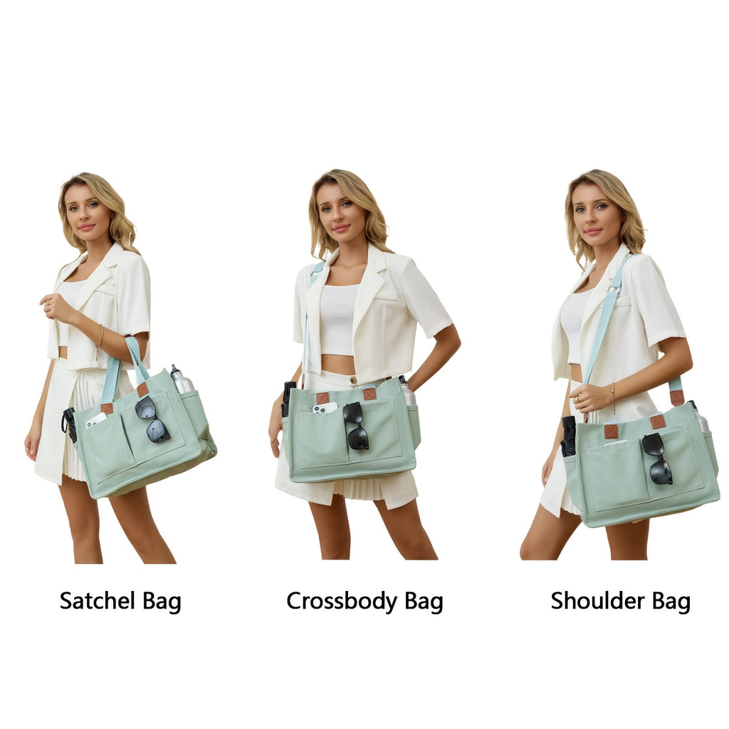 Everyday Tote Bag for Women in Six Colors, Small, Large and Large Set Options, Daily Carry Handbag for Errands, Shopping and Casual Outings