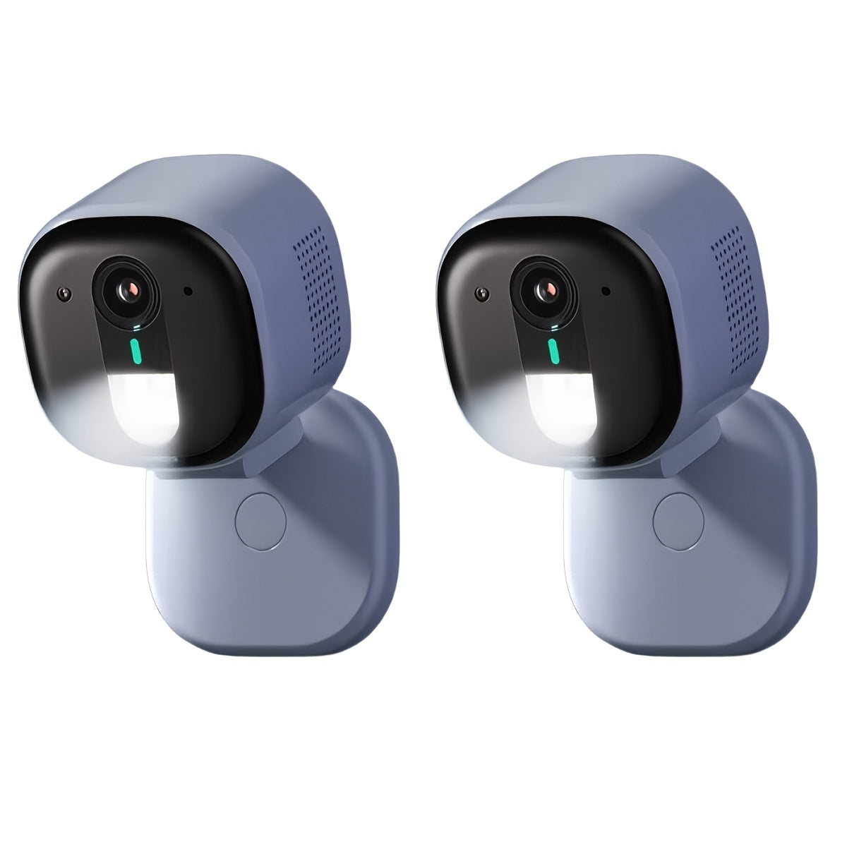 Winees Wired WiFi Security Camera with Listed 2K Video, 2.4GHz Connection, Human and Pet AI Detection, Color Night Vision and Two-Way Audio, White Options