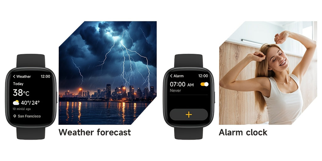 1.83 Inch HD Smart Watch for Men and Women, Wireless Calling Smartwatch with Built-in Alexa, Fitness Activity & Sleep Tracker, 100+ Sport Modes, Multiple Watch Faces, for iPhone Android
