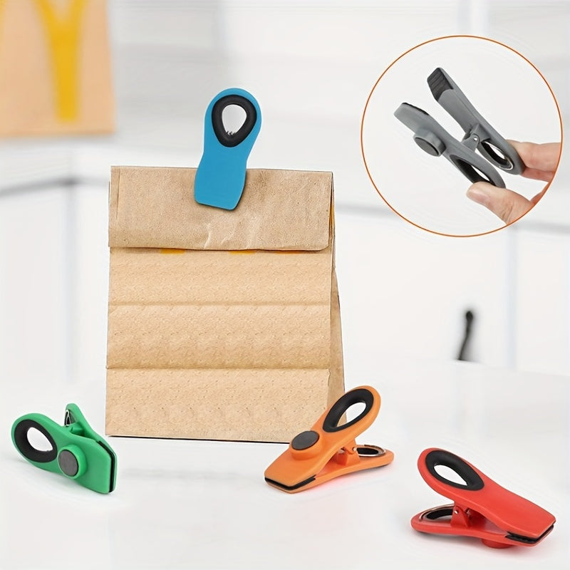 Snack Bag Sealing Clips, Plastic Food Storage Bag Closures in 3, 6 or 9-Piece Assorted Options for Compatible Pantry Packages and Everyday Kitchen Organization