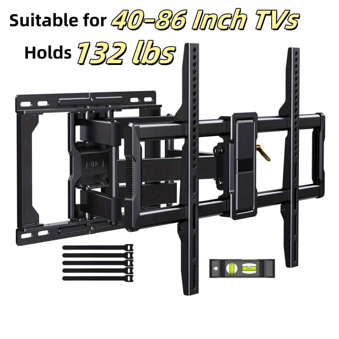 TV Wall Mount with F15 and F11-US Full Motion Options or K1 TV Hanger, Listed 40–86 Inch Screen Range for Compatible Living Room and Home Theater Installations