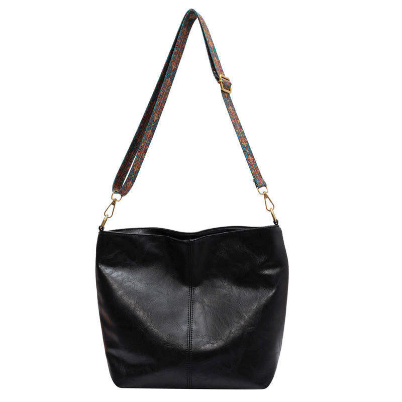 Women's Messenger Bag with Wide Strap, Green Black or Brown-1 Casual Fashion Carry Options with Tote-Style Reference for Everyday Errands and Outfit Pairing