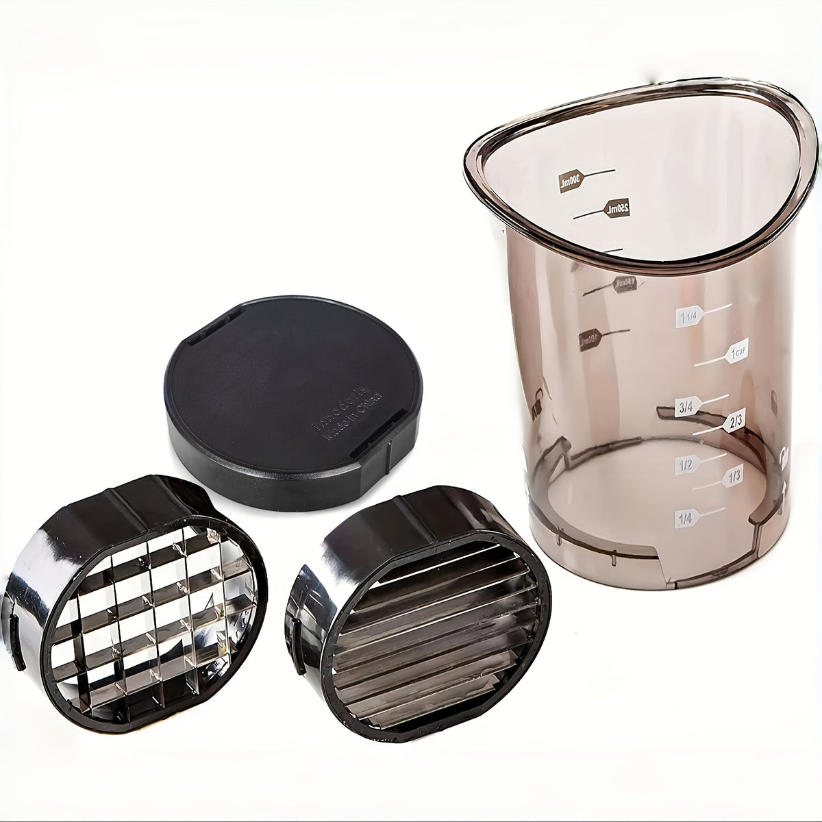 Vegetable Chopper Cup, Cut N CUP Model with Listed Chopping, Dicing and Measuring Functions for Home Salad Ingredients and Stir-Fry Meal Preparation