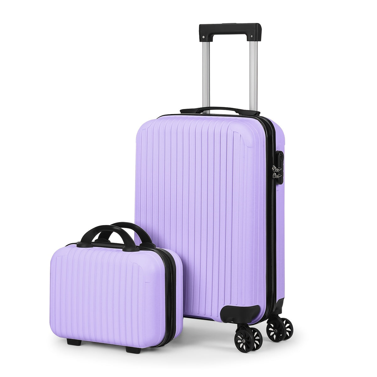 Two-Piece Travel Luggage with Hardside Spinner Suitcase References, Eight Variant Choices and Selected 20-Inch Case Plus Backpack Options for Trip Packing