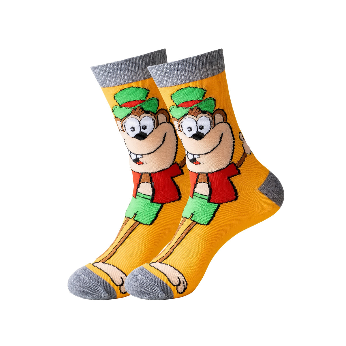 Cartoon Knitted Sock Multipacks, One-Size Casual Mid-Tube Socks with 5, 10, 12 or 22-Pair Random Color Labels and a 10-Pair Color A1 Option for Men and Women