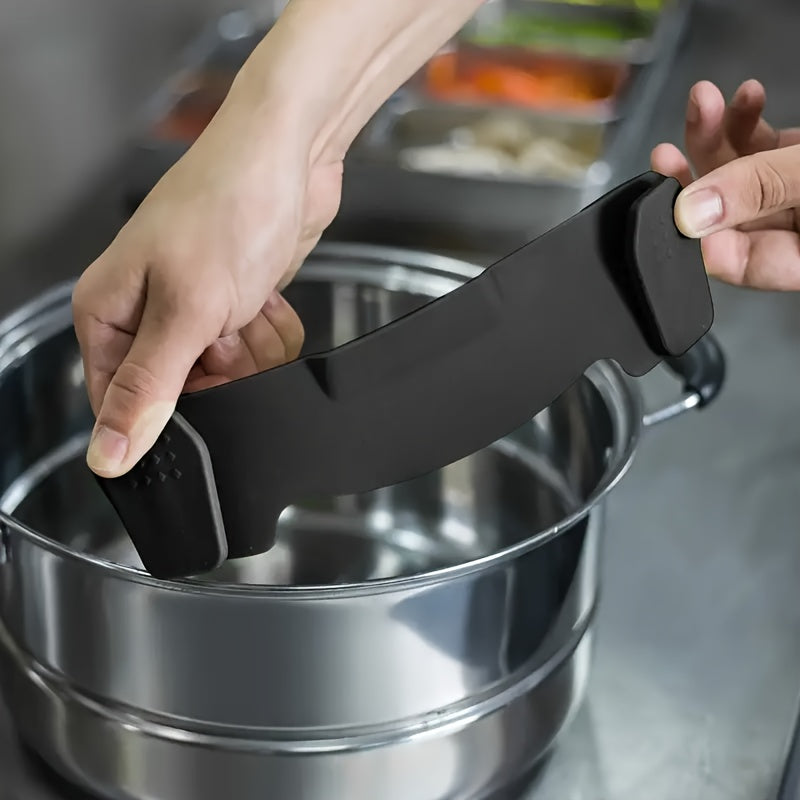 Clip-On Silicone Strainer with Metal Clip for Compatible Pots and Pans, Dishwasher-Safe Pasta and Vegetable Drainer, Listed 446°F Heat Resistance, Random Style