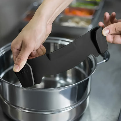 Clip-On Silicone Strainer with Metal Clip for Compatible Pots and Pans, Dishwasher-Safe Pasta and Vegetable Drainer, Listed 446°F Heat Resistance, Random Style