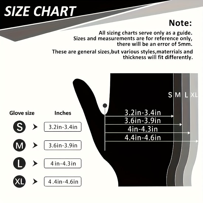 Black Nitrile Cleaning Gloves in a 30-Piece Pack, Lightweight Disposable Household Gloves with S, M, L and XL Options for Kitchen Cleanup and Home Tasks