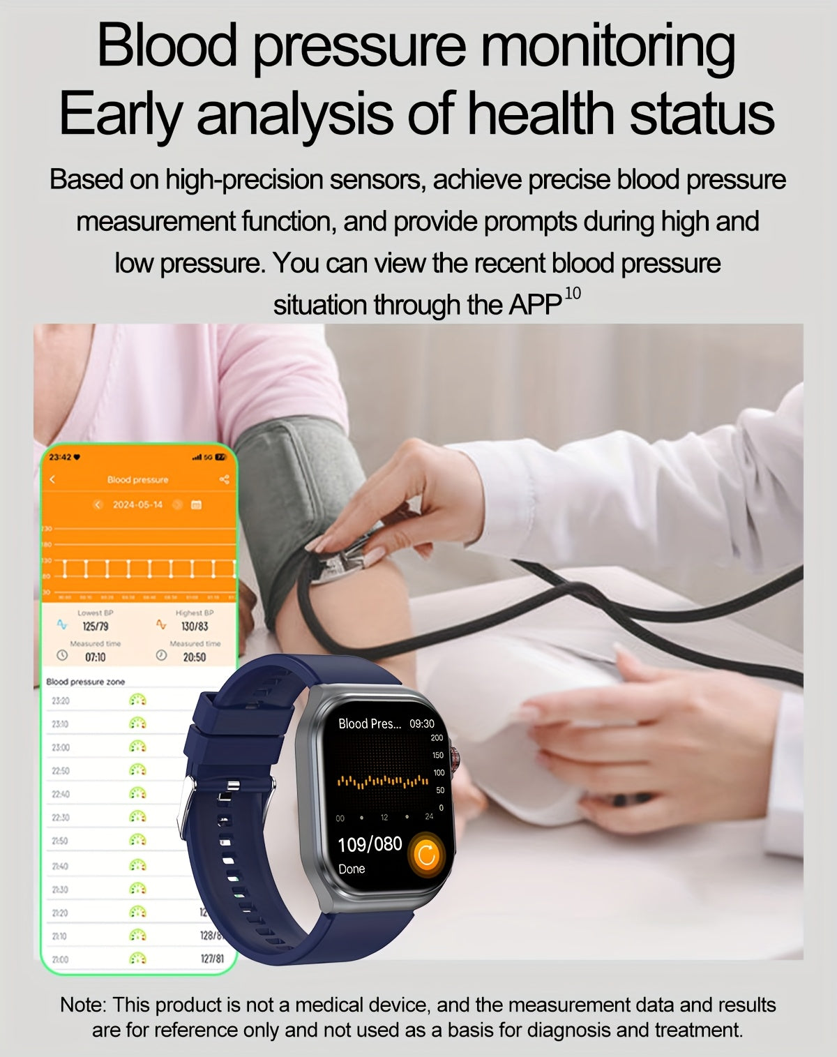 AMOLED Calling Smartwatch for Men and Women, 2.04-Inch Display, 530mAh Battery, NFC and Multi-Sport Modes with Magnetic Charging for iOS Android