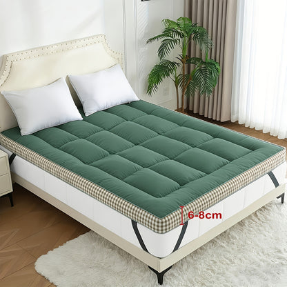 Filled Mattress Topper with Mesh Structure and Listed 1200 GSM, Twin, Full, Queen or King Bedding Layer with Standard, Upgraded and Random Color Options