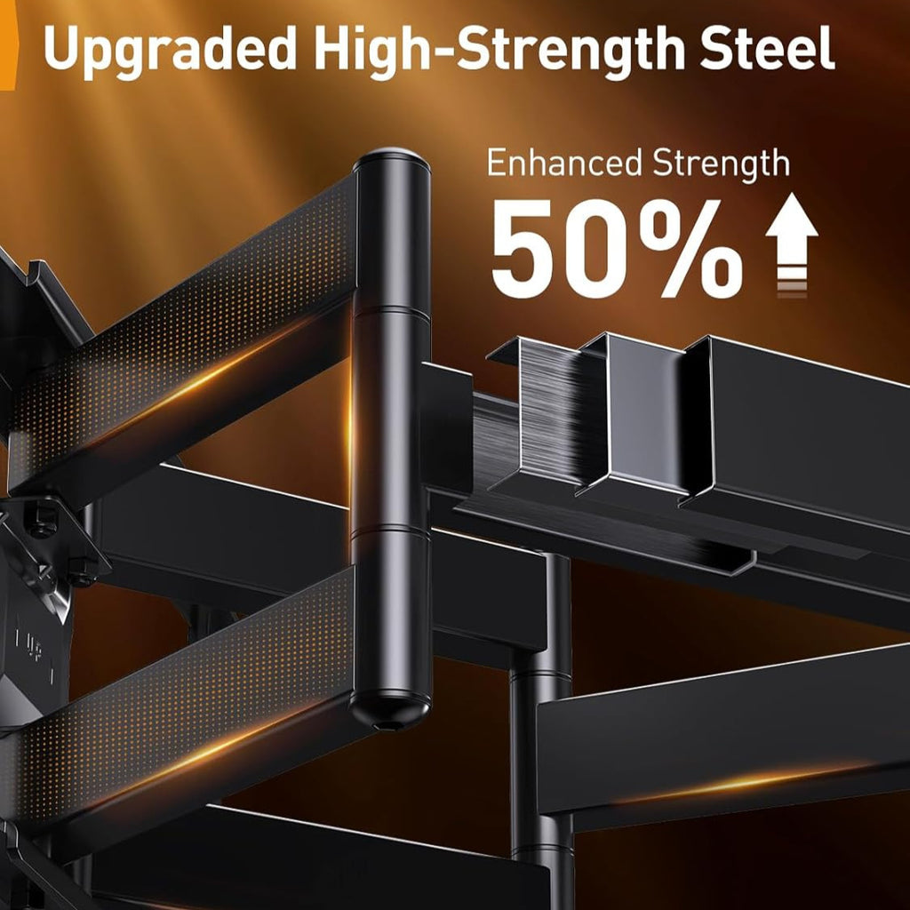 TV Wall Mount with F15 and F11-US Full Motion Options or K1 TV Hanger, Listed 40–86 Inch Screen Range for Compatible Living Room and Home Theater Installations