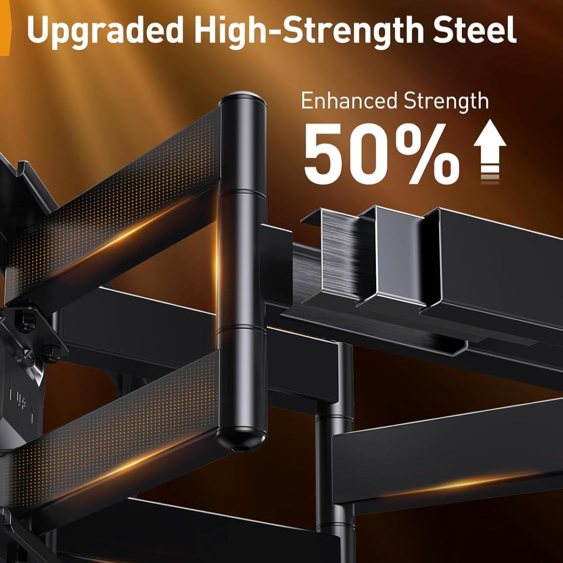 TV Wall Mount with F15 and F11-US Full Motion Options or K1 TV Hanger, Listed 40–86 Inch Screen Range for Compatible Living Room and Home Theater Installations