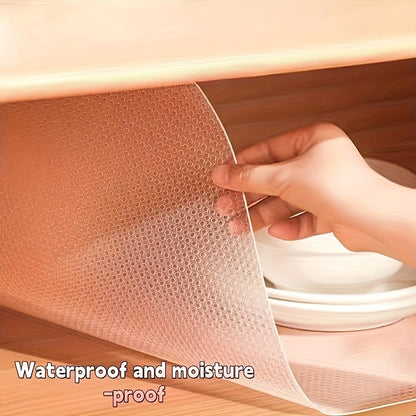 White Drawer Liner Roll, 11.81 x 39.37 Inches, Washable Oil-Resistant Anti-Slip Mat for Compatible Cabinets, Drawers and Shoe Cabinet Organization
