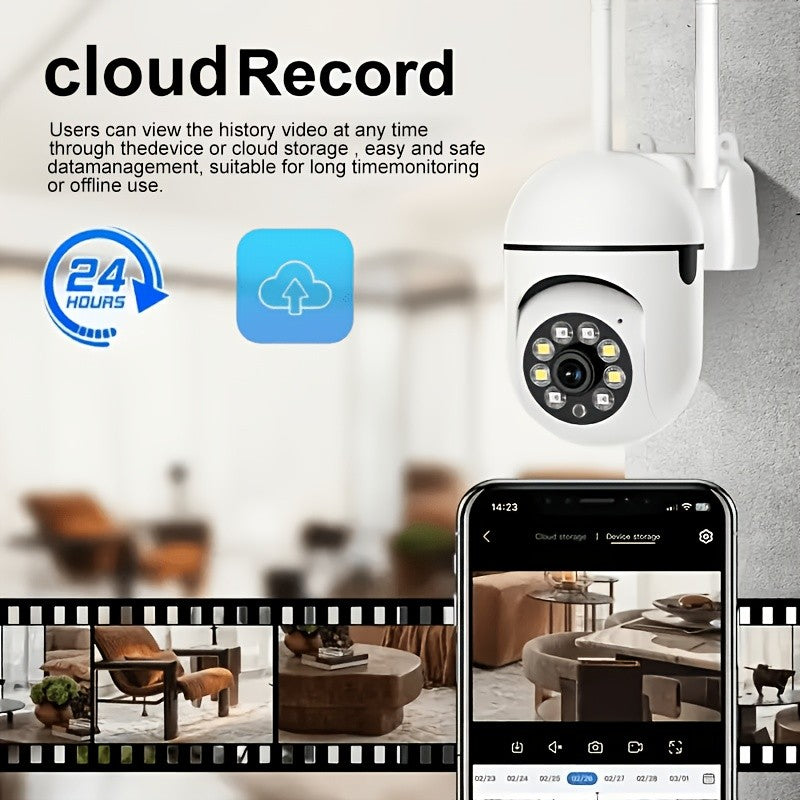 Motion-Tracking Indoor Camera 4-Pack with Listed 3MP Video, 2.4GHz Single-Band WiFi, Pan-Tilt Design, Full-Color Night Vision, Auto Alerts and Two-Way Audio