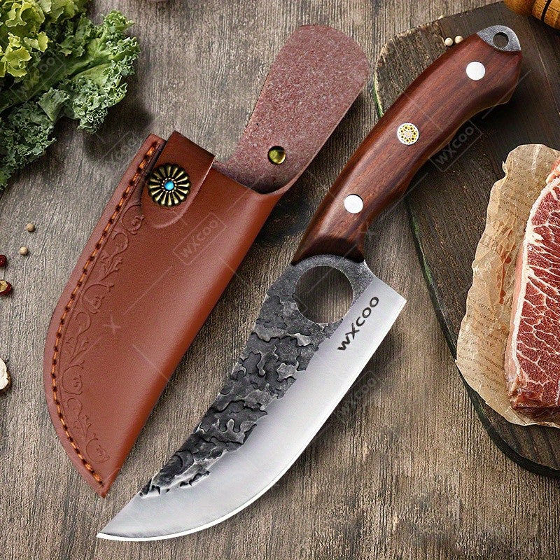 Compact Kitchen Knife Set for Everyday Ingredient Preparation, Listed 5Cr15MoV Stainless Steel Blades with Two- and Four-Piece Style Options