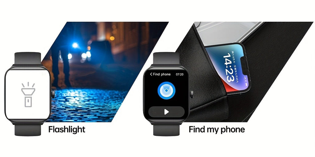1.95 Inch Smart Watch with Alexa Built-in, Wireless Call Smartwatch with 100+ Sport Modes, Fitness Activity Tracker & Pedometer, for iPhone & Android, HD Touch Screen, Birthday & Mother's Day Gift
